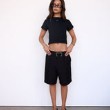 Low Rise Short - Black