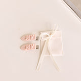 MV Fringe Clips- Ballet Pink