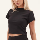 The Baby Tee- Black