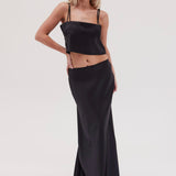 The Essential Maxi Skirt PETITE- Black