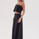 The Essential Maxi Skirt PETITE- Black