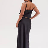 The Essential Maxi Skirt PETITE- Black