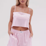 Silky Boyfriend Short- Baby Pink