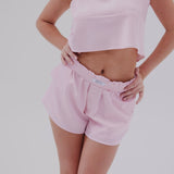 Silky Boyfriend Short- Baby Pink