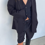 Oversized Vintage Blazer - Black