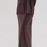 The Essential Maxi Skirt PETITE- Espresso