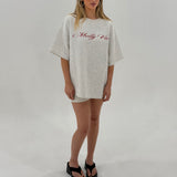 The Molly Icon Tee - Grey Marle