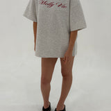 The Molly Icon Tee - Grey Marle
