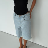 Boyfriend Short - Vintage Blue