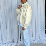 Bomber Jacket - Bone