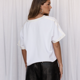 Everyday Tee - White/Cream