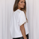 Everyday Tee - White/Cream