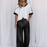 Everyday Tee - White/Black
