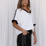 Everyday Tee - White/Black