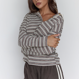 Polo Top - Stripe