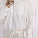 Boyfriend Shirt -  Crisp White