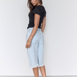 Sheer Baby Tee - Black