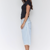Boyfriend Short - Vintage Blue