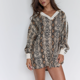 Long Sleeve Snake Top