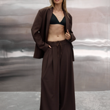 Essential Wide Leg Pant - Espresso