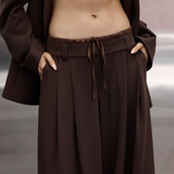 Essential Wide Leg Pant - Espresso