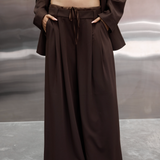 Essential Wide Leg Pant - Espresso