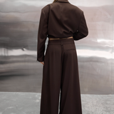 Essential Wide Leg Pant - Espresso