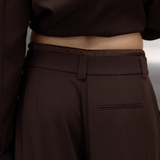 Essential Wide Leg Pant - Espresso