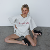 The Molly Icon Tee - Grey Marle