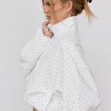 Polka Dot Bomber Jacket