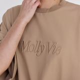 The Molly Tee - Beige