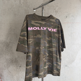 Camo t - Baby pink (pre order)