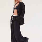 Essential Wide Leg Pant - Black PRE ORDER LATE DEC